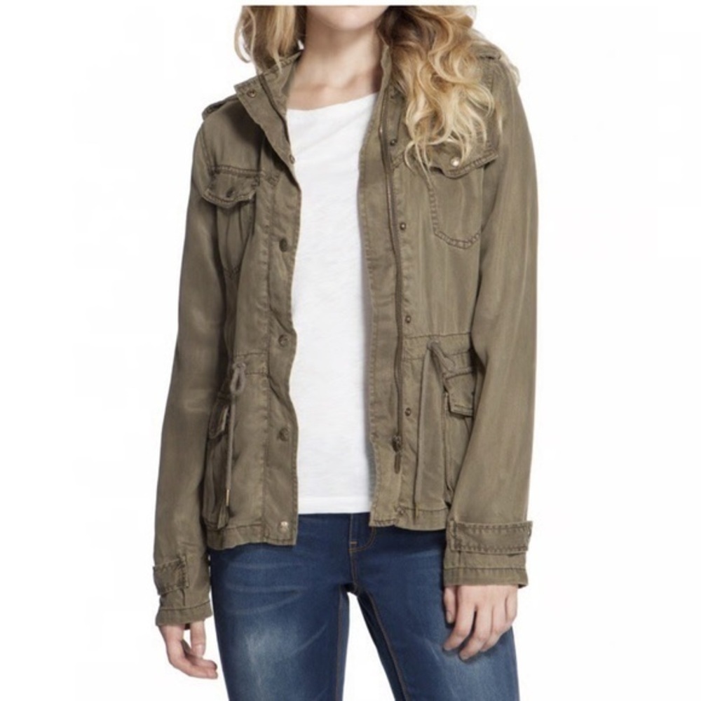 Max Jeans Green Utility Jacket